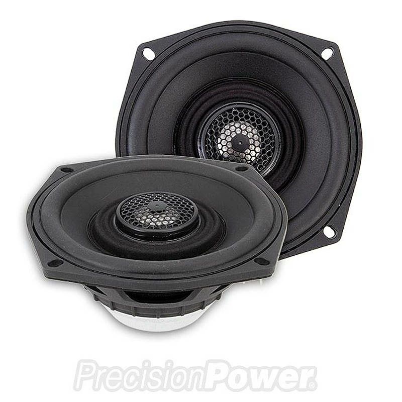ハーレー ツーリング 5.25インチ フェアリング スピーカー 2オーム Precision Power（プレシジョンパワー）