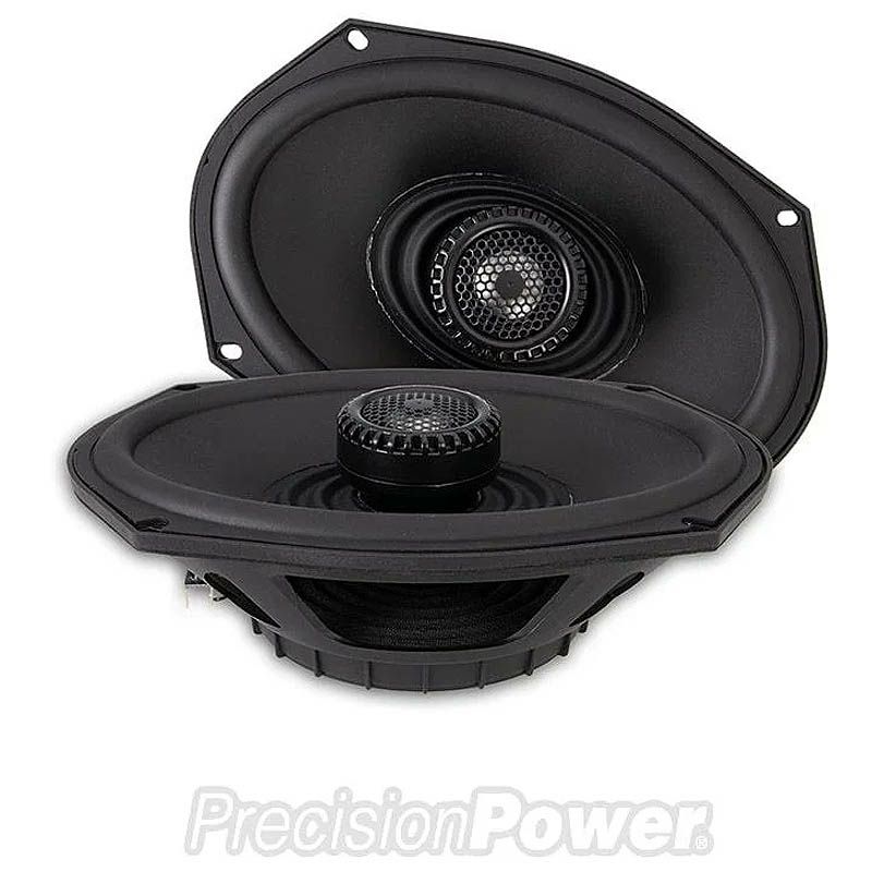 ハーレー ツーリング 6X9インチ サドルバッグリッド スピーカー 4オーム Precision Power（プレシジョンパワー）