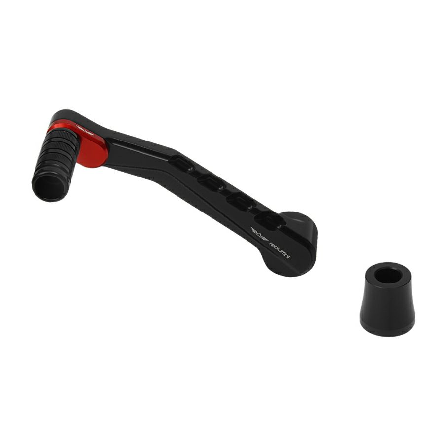Wheelie シングル・シフトレバー (ブラック/レッド)1