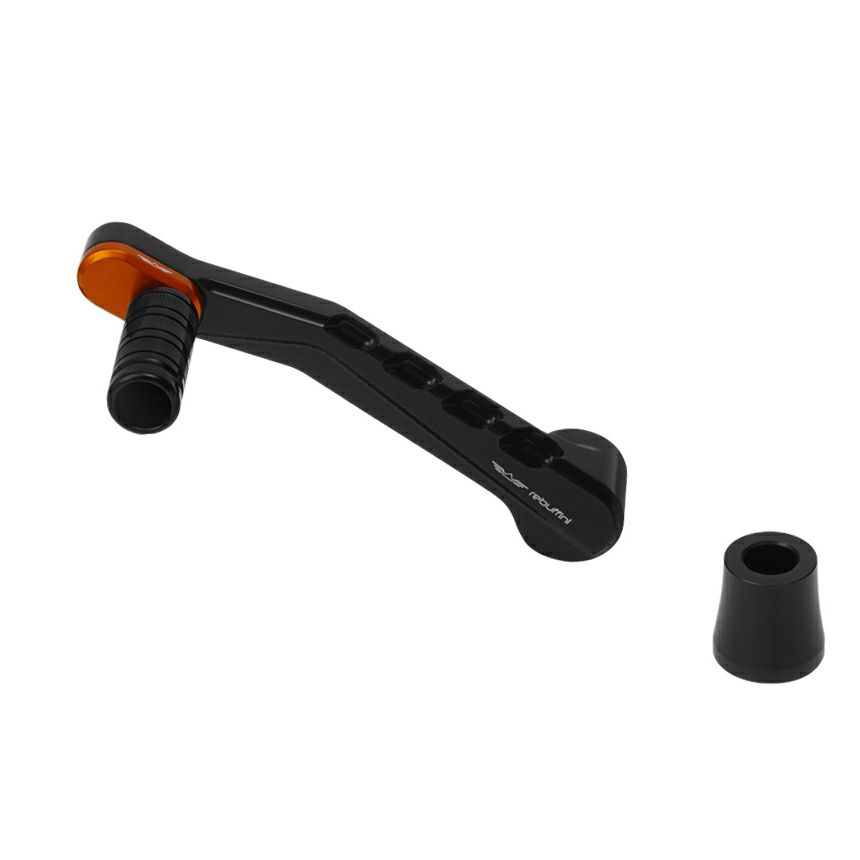 Wheelie シングル・シフトレバー (ブラック/オレンジ)