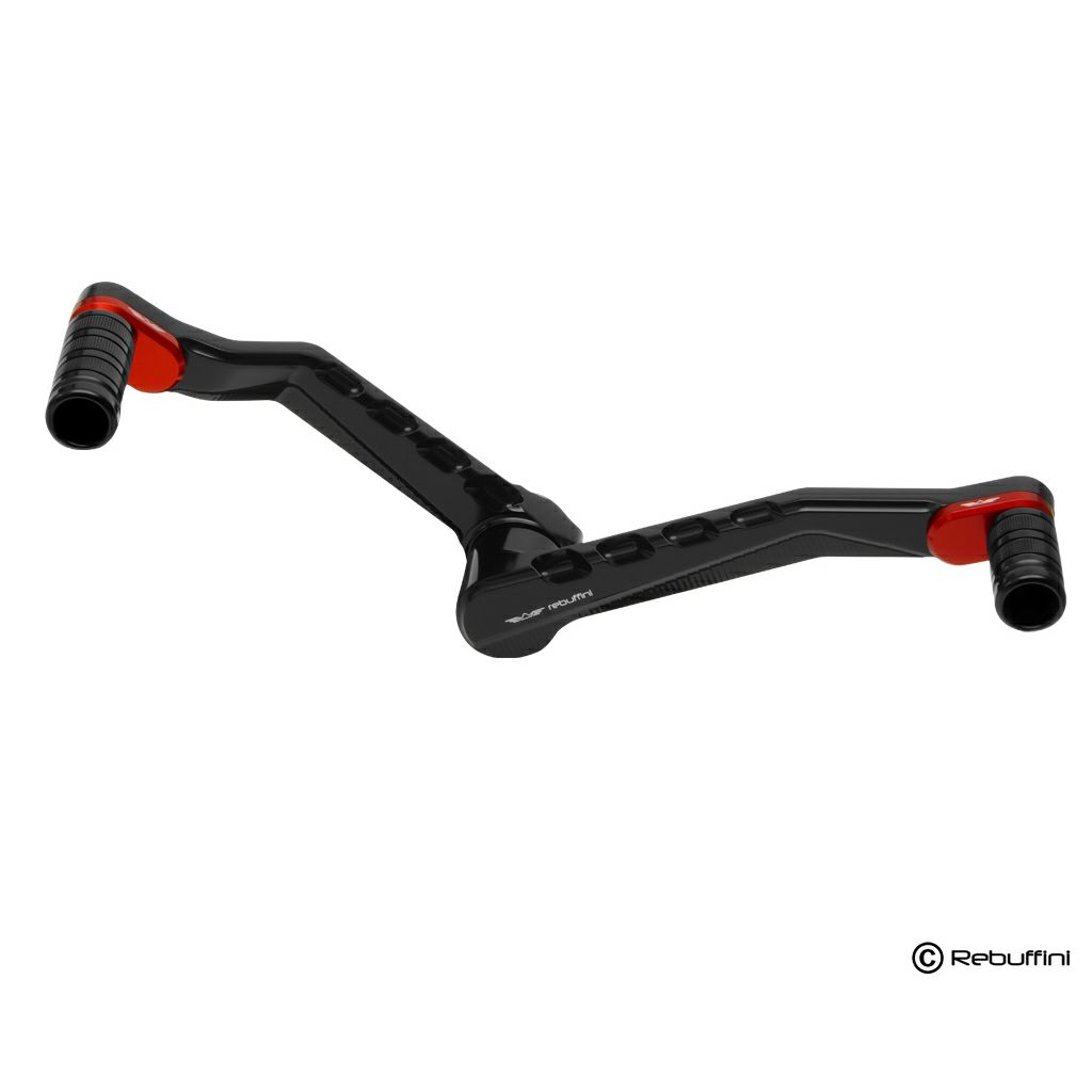 Wheelie ヒール＆トウ・シフトレバー (ブラック/レッド)