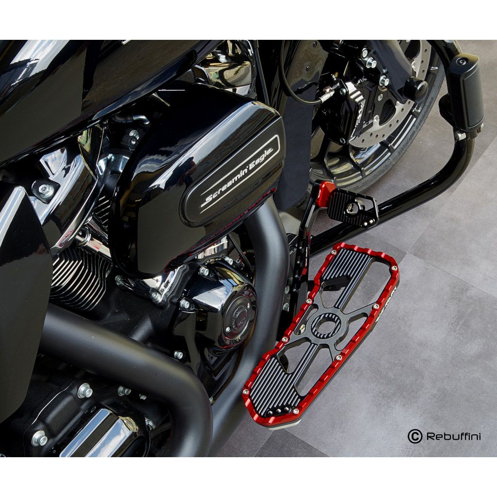 Wheelie リアブレーキレバー (ブラック/レッド)4