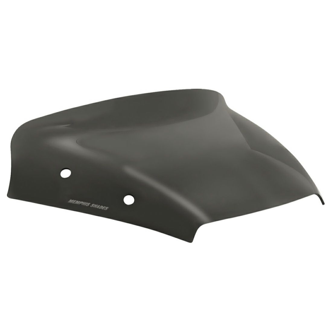 スポイラー・ウィンドシールド 2インチ (ダークブラックスモーク)1