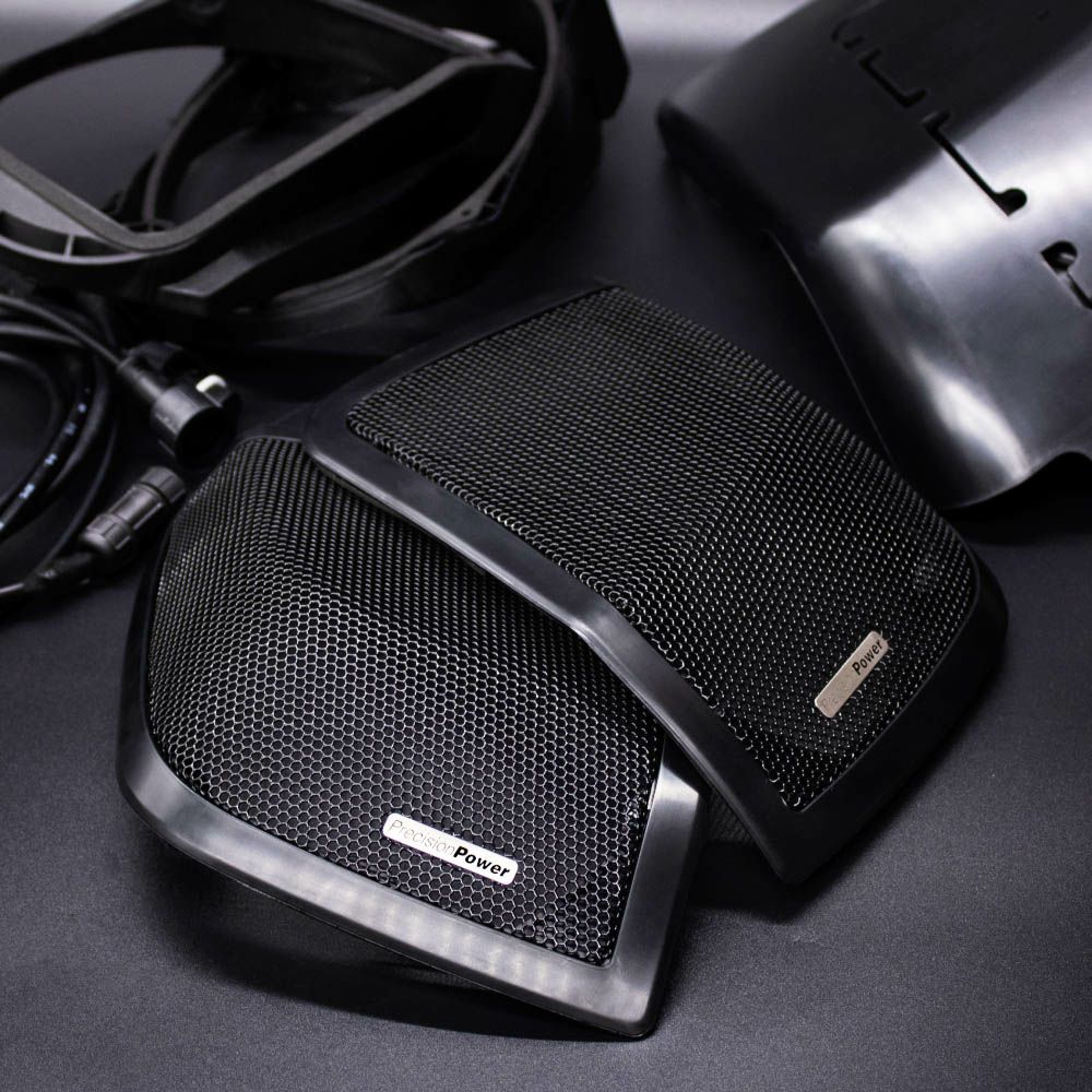 ハーレー 1998～2013 ツーリング 6X9インチ サドルバッグリッド スピーカー 取り付けキット Precision Power（プレシジョンパワー） 3