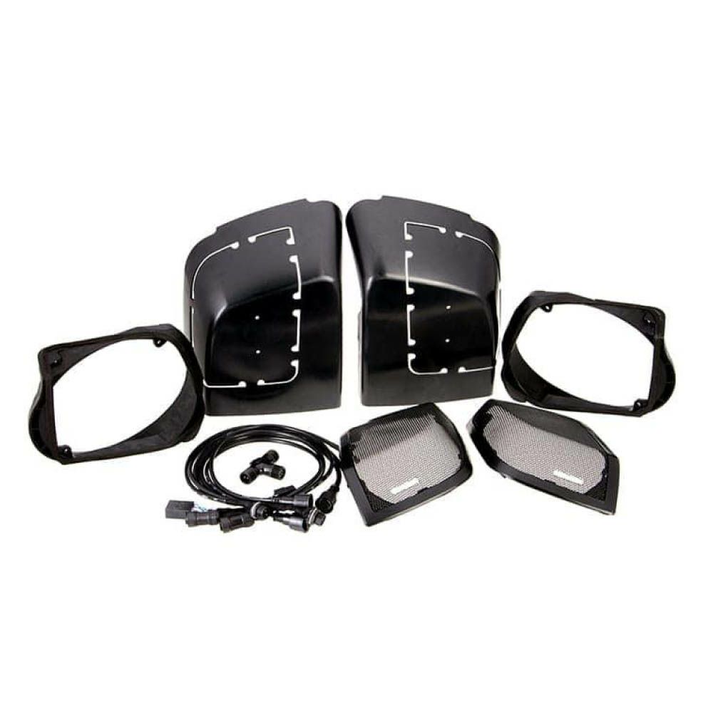 ハーレー 1998～2013 ツーリング 6X9インチ サドルバッグリッド スピーカー 取り付けキット Precision Power（プレシジョンパワー） 4