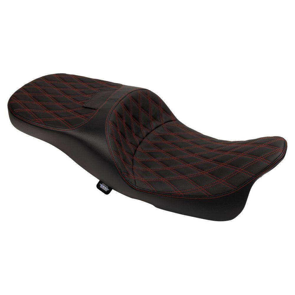 Drag Specialties エクステンドリーチ フリーダム ツーリングシート ダブルダイアモンド レッド