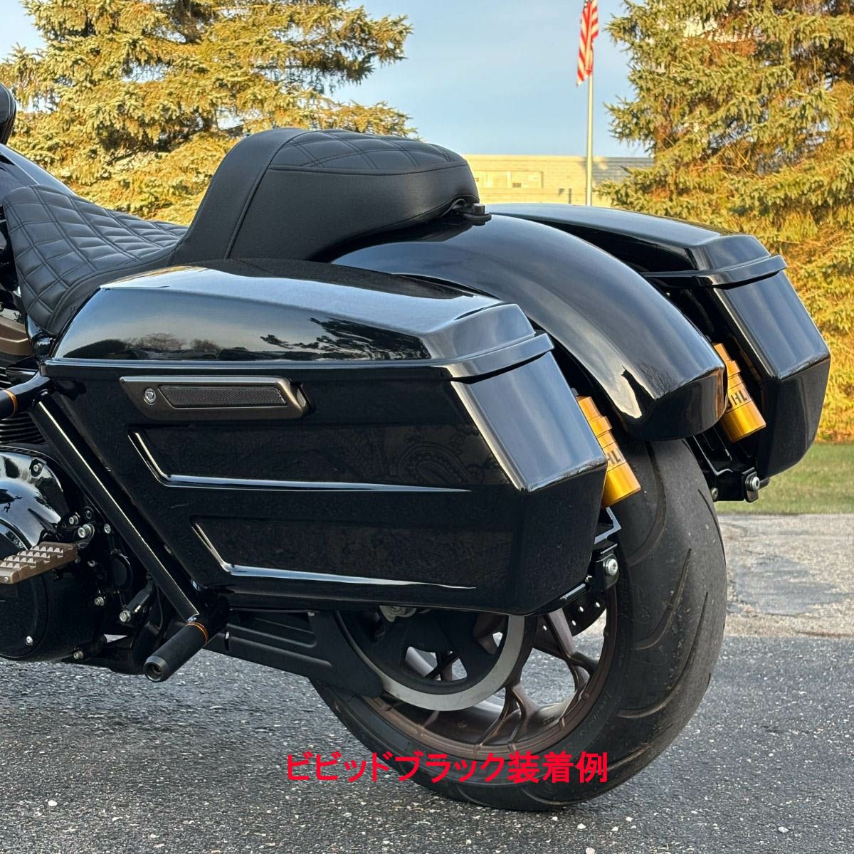 純正カラー仕上げ 2014～2023 ツーリング チョップド ハードラインリアフェンダー HOGWORKZ（ホグワークズ） 5