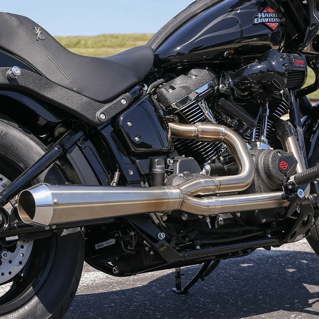 SAWICKI ショーティー・2in1フルエキゾーストマフラー (ステンレス