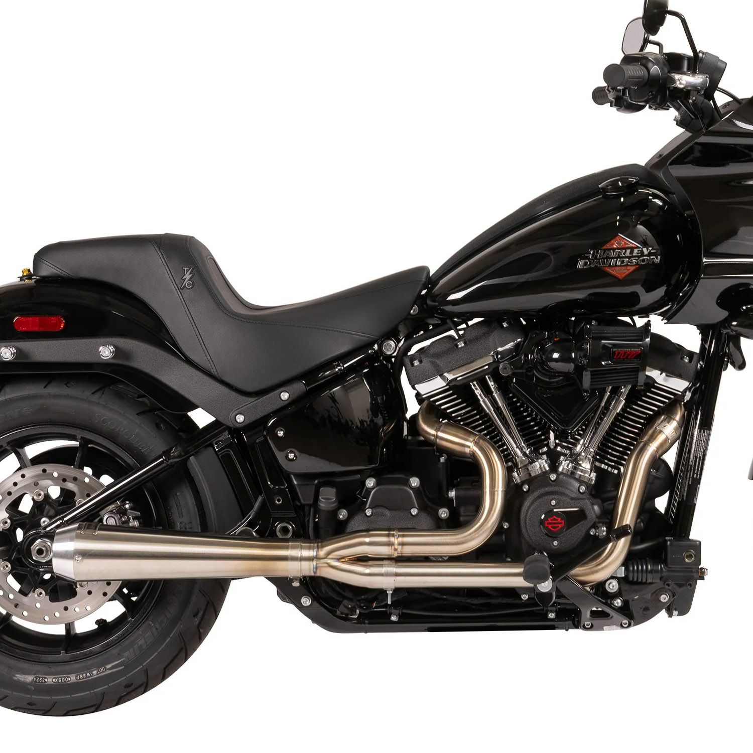 ストレートアウト・2-1フルエキゾーストマフラー M8ソフテイル3