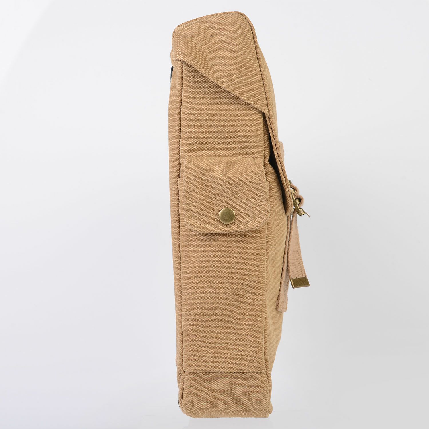 DIN マーケット キャンバス リジッド スイングアームバッグ カーキ 4