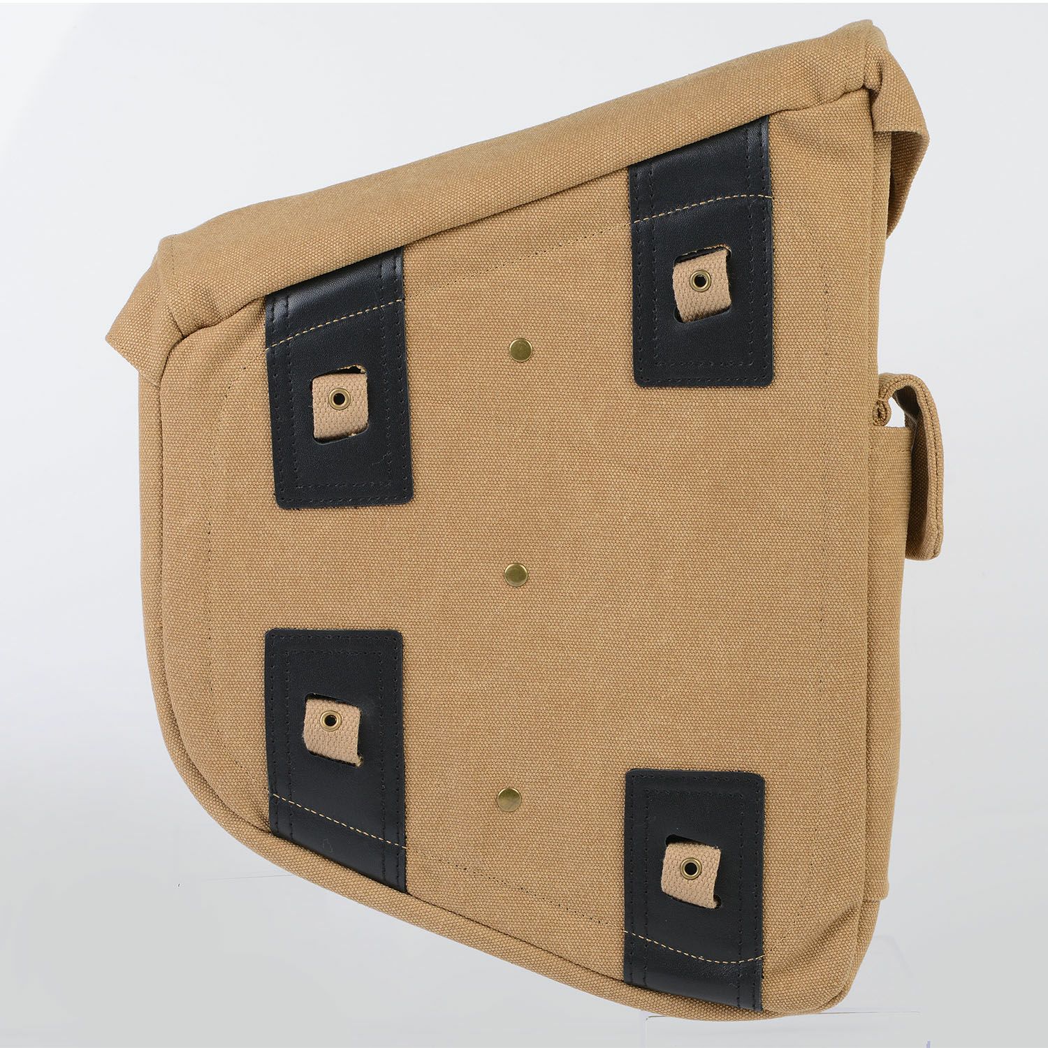 DIN マーケット キャンバス リジッド スイングアームバッグ カーキ 5