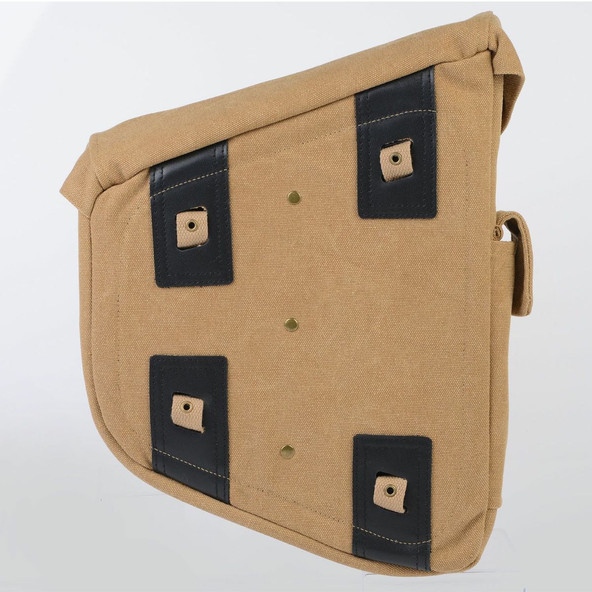 DIN マーケット キャンバス リジッド スイングアームバッグ カーキ 5