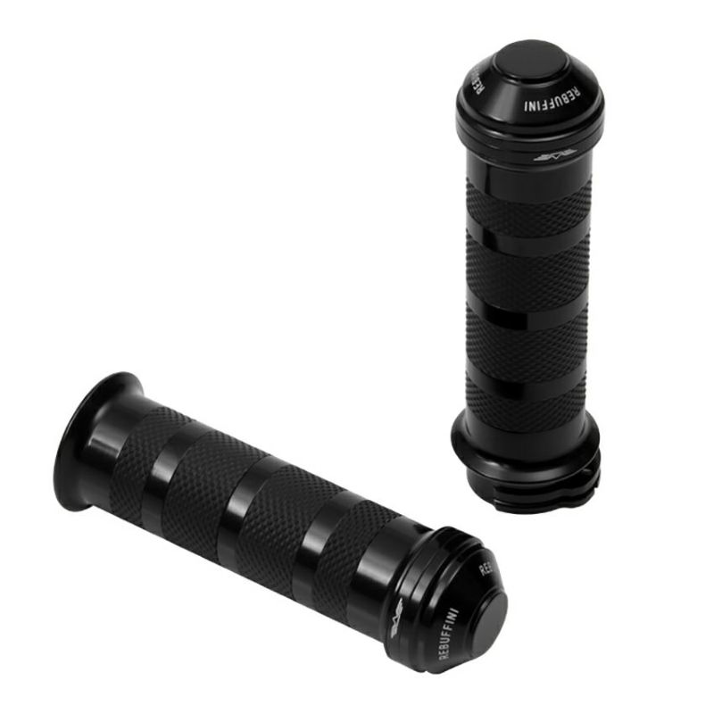 Wheelie ハーレーグリップ (ブラック) ケーブルスロットル用