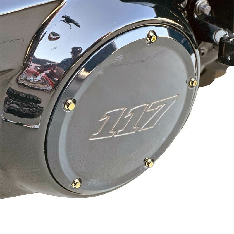 ツーリング、ソフテイル、ダイナ ダービーカバー ARPボルトキット ゴールド BAMCO MOTORSPORTS (バムコ モータースポーツ)