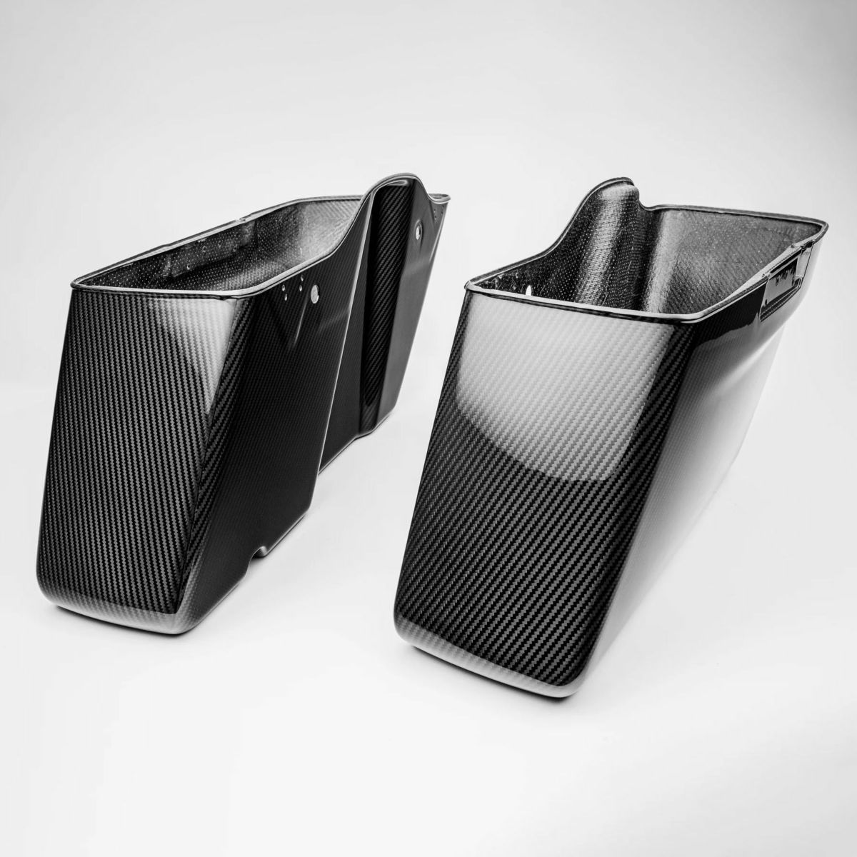 カーボンファイバー サドルバッグ・ボトム (艶消し) 2014～2023 ツーリング