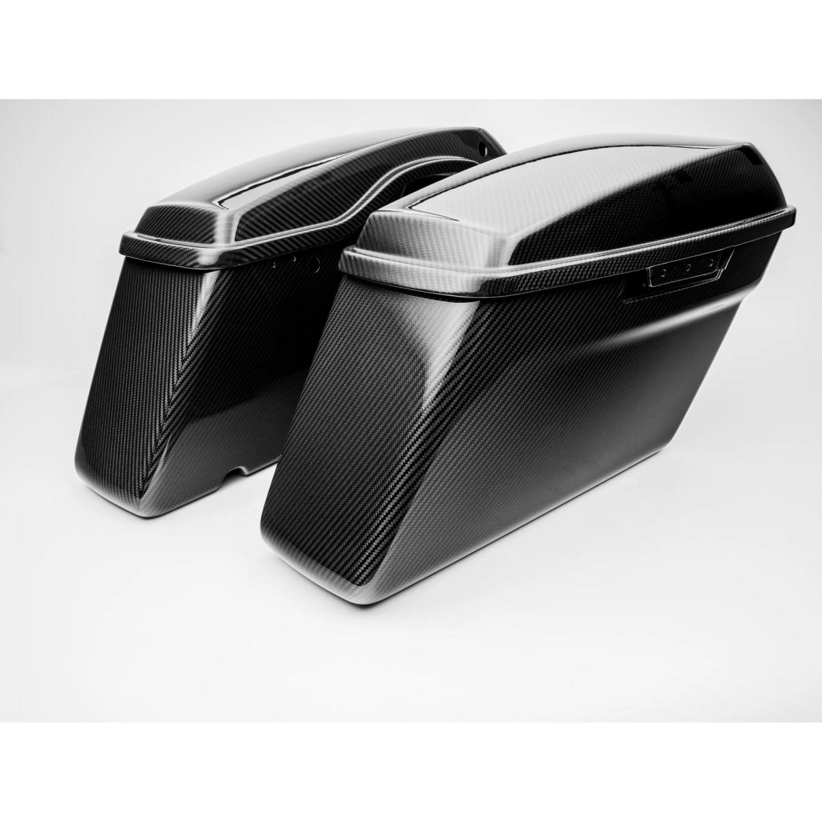 カーボンファイバー サドルバッグ・リッド (艶有り) 2014～2023 ツーリング1