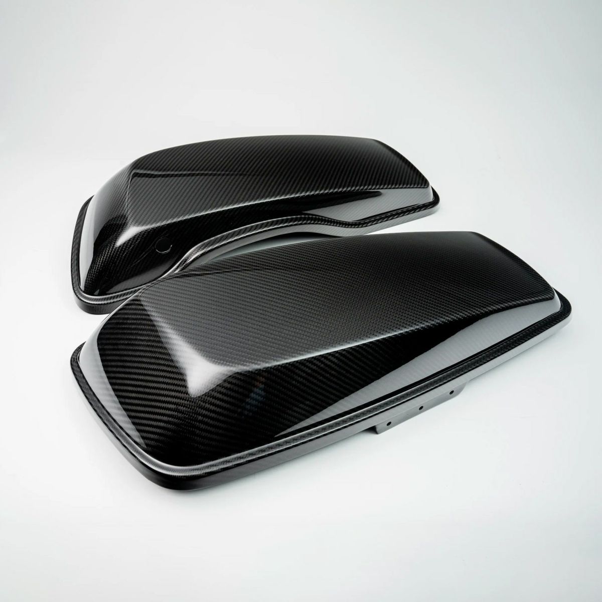 カーボンファイバー サドルバッグ・リッド (艶消し) 2014～2023 ツーリング