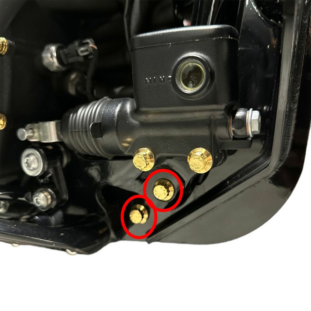 M8ソフテイル クラッシュバー ARPボルトキット ゴールド BAMCO MOTORSPORTS (バムコ モータースポーツ) 2