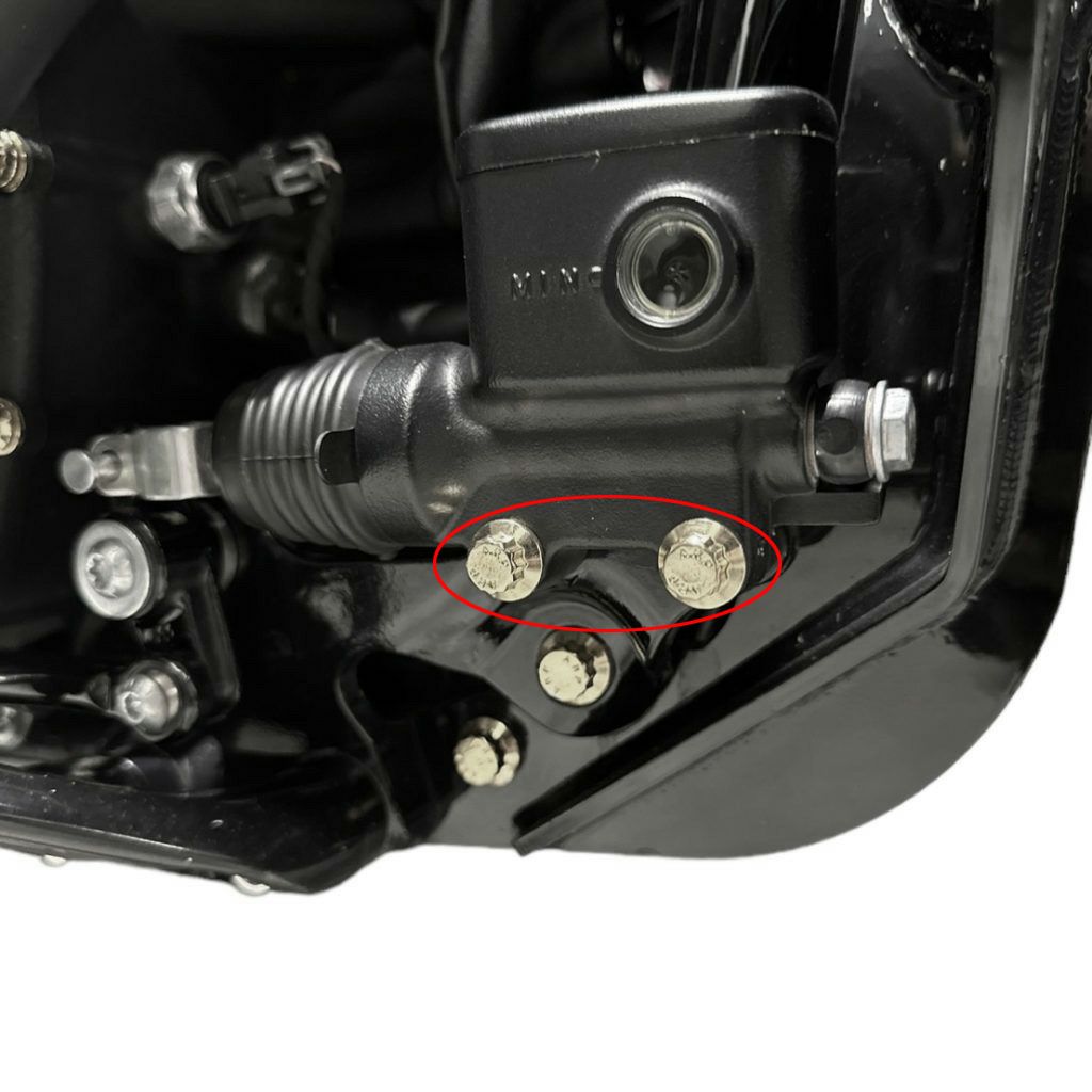 2008以降ツーリング リアブレーキマスターシリンダー ARPボルトキット クローム BAMCO MOTORSPORTS (バムコ モータースポーツ) 2