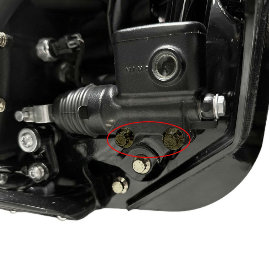 2008以降ツーリング リアブレーキマスターシリンダー ARPボルトキット ブラック BAMCO MOTORSPORTS (バムコ モータースポーツ) 2