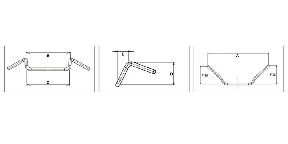 プルバック・ハンドルバー　883N、1200X用 ブラック-03