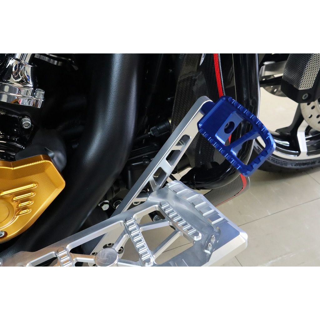 リアブレーキレバーキット (シルバー/ブルー)1