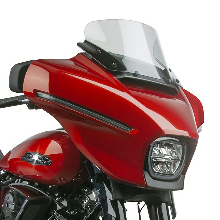 VStream ミッド・ウィンドシールド 9.5インチ (ライトスモーク) 2024以降 ストリートグライド