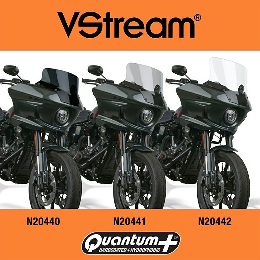 VStream ミッド・ウィンドシールド 13インチ (ライトグレー)1