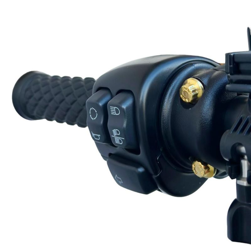 ハーレー ハンドルバー パーチクランプ ARPボルトキット ゴールド BAMCO MOTORSPORTS (バムコ モータースポーツ)