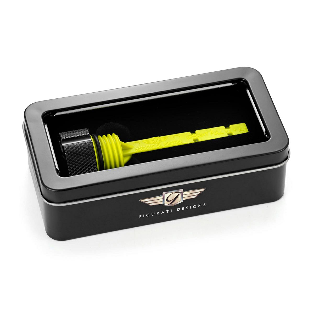 マグネット付き オイルディップスティック ナールヘッド (ブラック)2