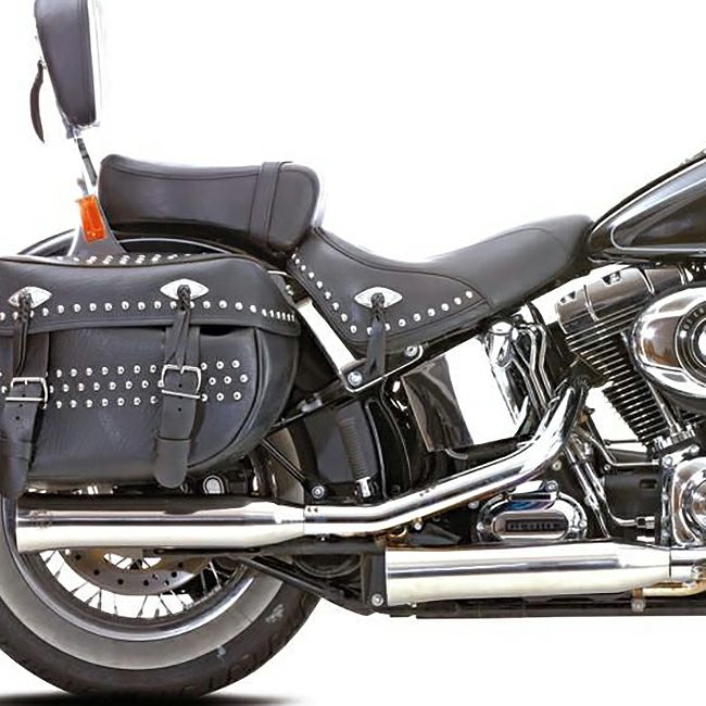 ダブルグルーブ スリップオンマフラー (ポリッシュ) 2021～2024 ヘリテイジクラシック