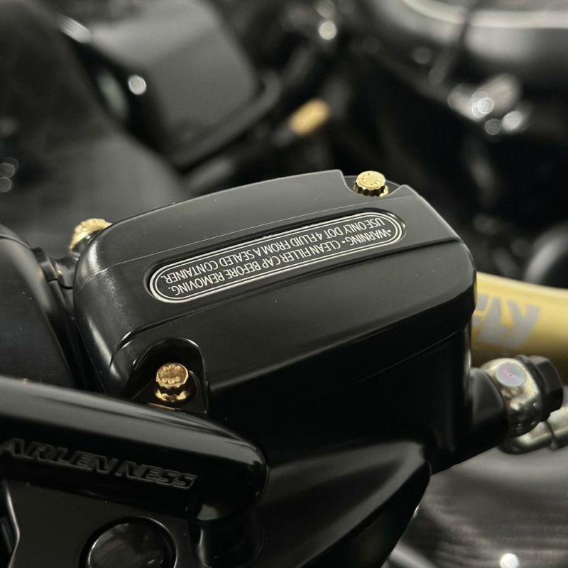 ツーリング、ソフテイル フロントマスターシリンダーカバー ARPボルト