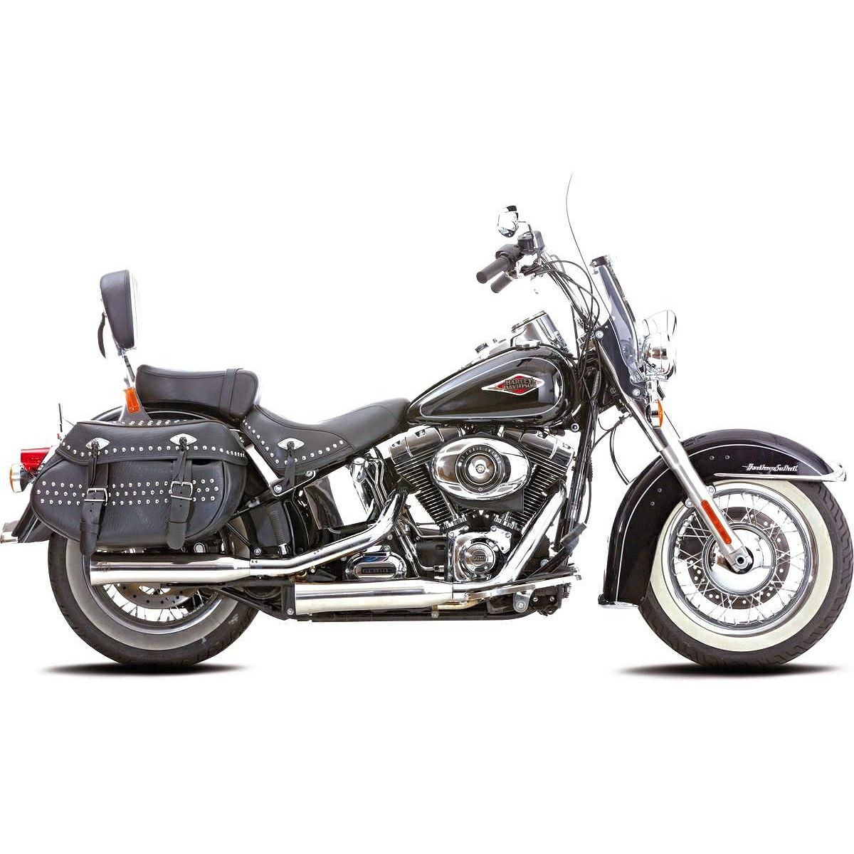 ダブルグルーブ スリップオンマフラー (ポリッシュ)1