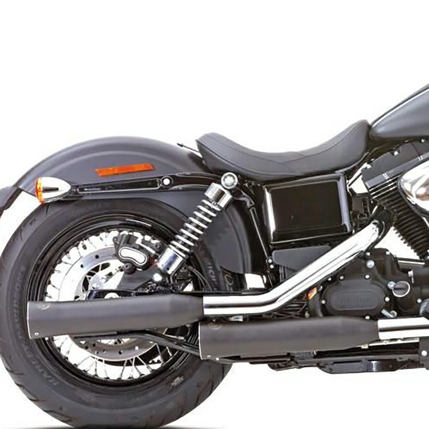 ダブルグルーブ スリップオンマフラー (ブラック) 2006～2017 ダイナ