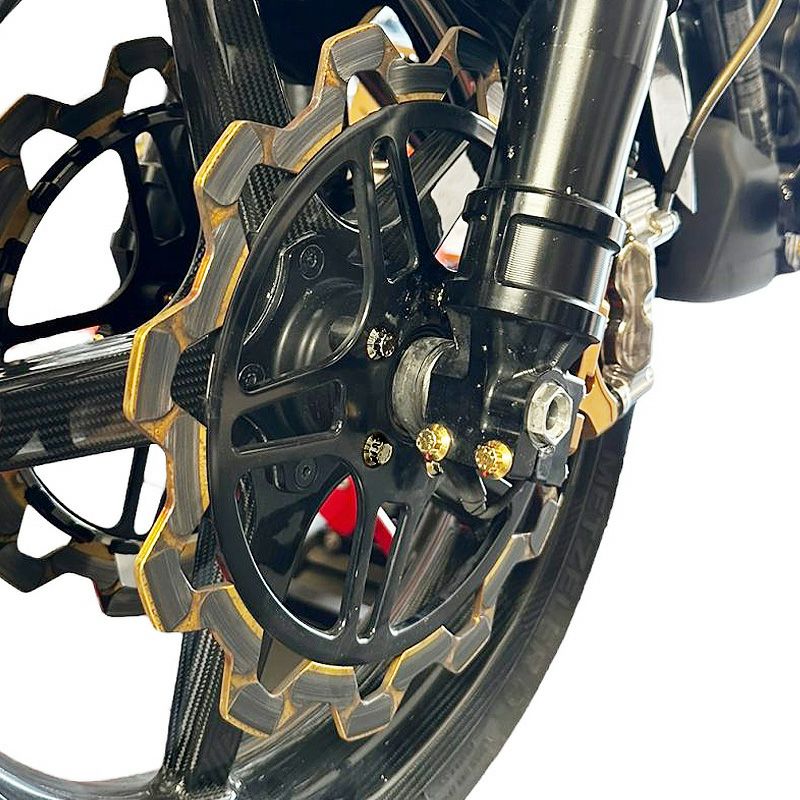 フロント ハブマウントローター シングル ARPボルトキット ブラッククローム BAMCO MOTORSPORTS (バムコ モータースポーツ)