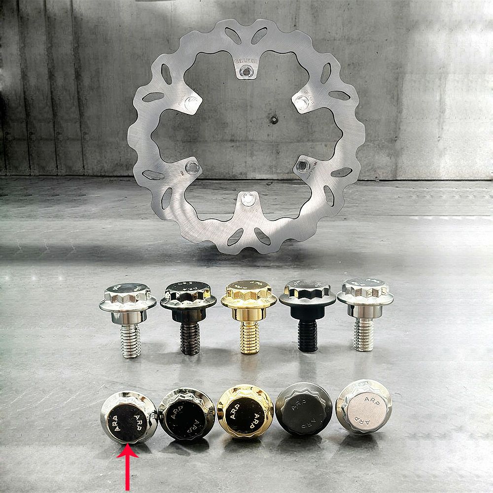 フロント スポークマウントローター デュアル ARPボルトキット クローム BAMCO MOTORSPORTS (バムコ モータースポーツ)