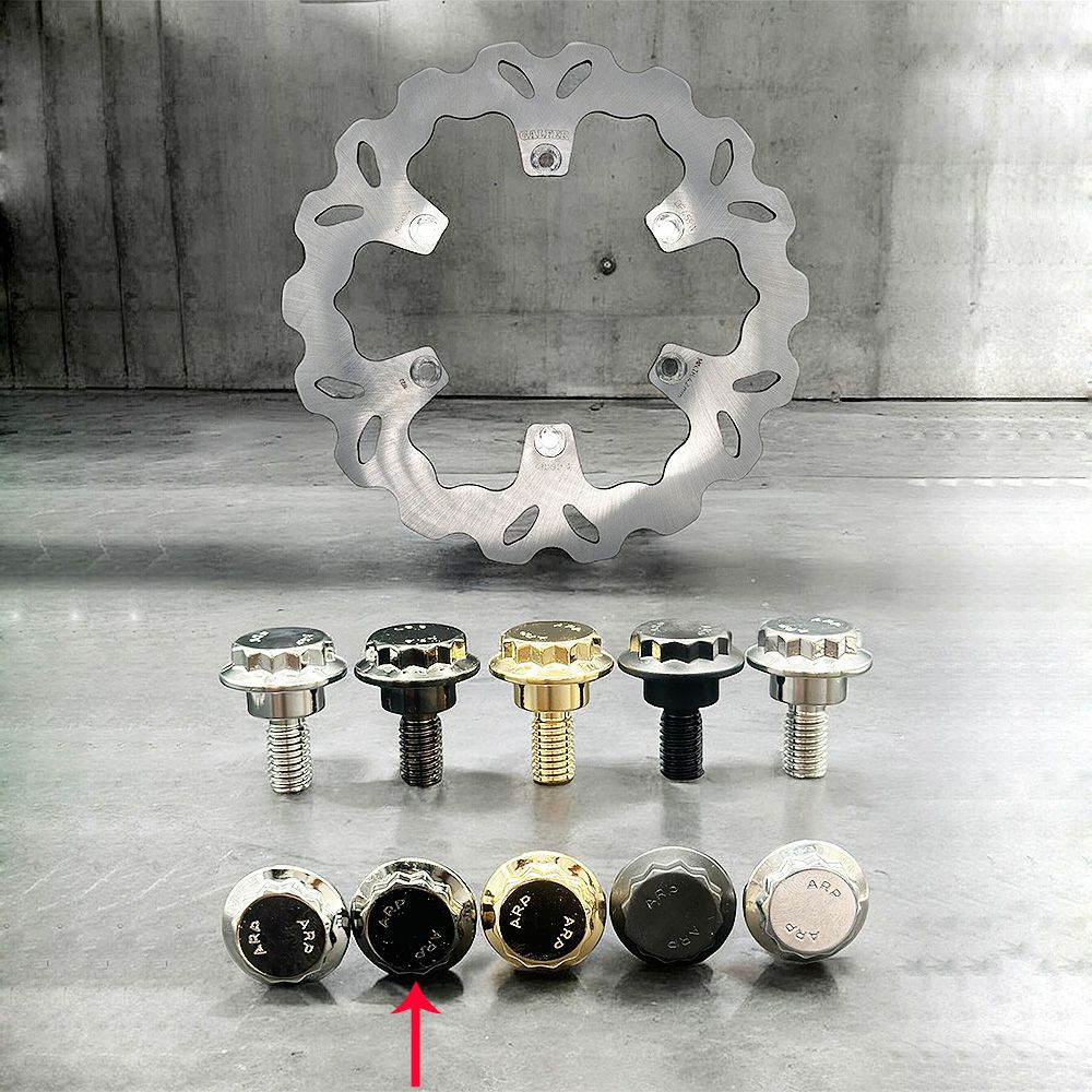 フロント スポークマウントローター デュアル ARPボルトキット ブラッククローム BAMCO MOTORSPORTS (バムコ モータースポーツ)