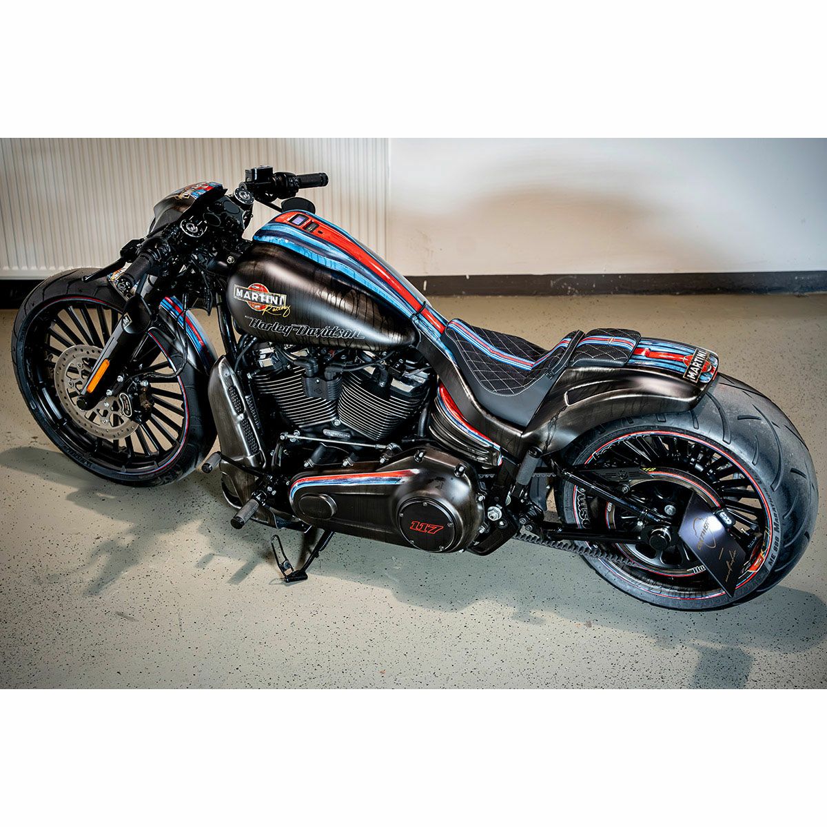 カルトワーク パッセンジャーフットペグ リロケーションブラケット (ブラック)4