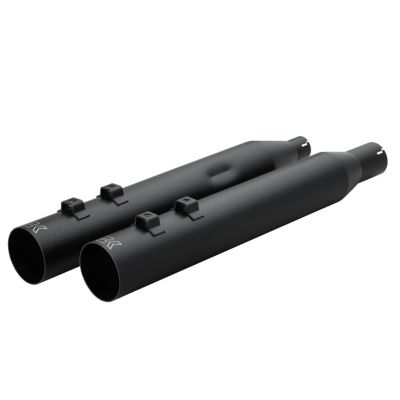 コブラ 909ツインズ・4インチ スリップオンマフラー ブラック