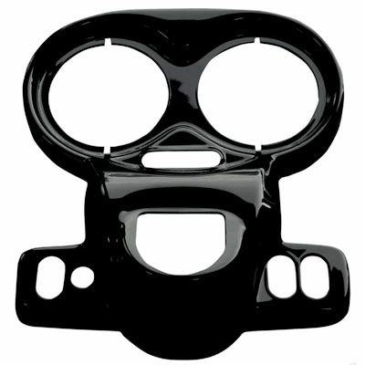 HELLS FOUNDRY　インストゥルメント・シュラウド　FLTR(X)用 ブラック-01