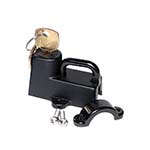 J＆P Cycles　ユニバーサルヘルメットロック 　ブラック