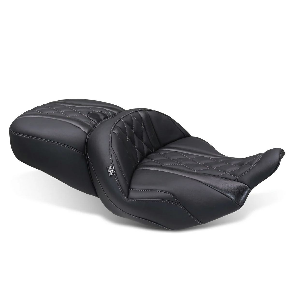 ワンピース・デラックスツーリングシート (ダイアモンド/グレーステッチ)