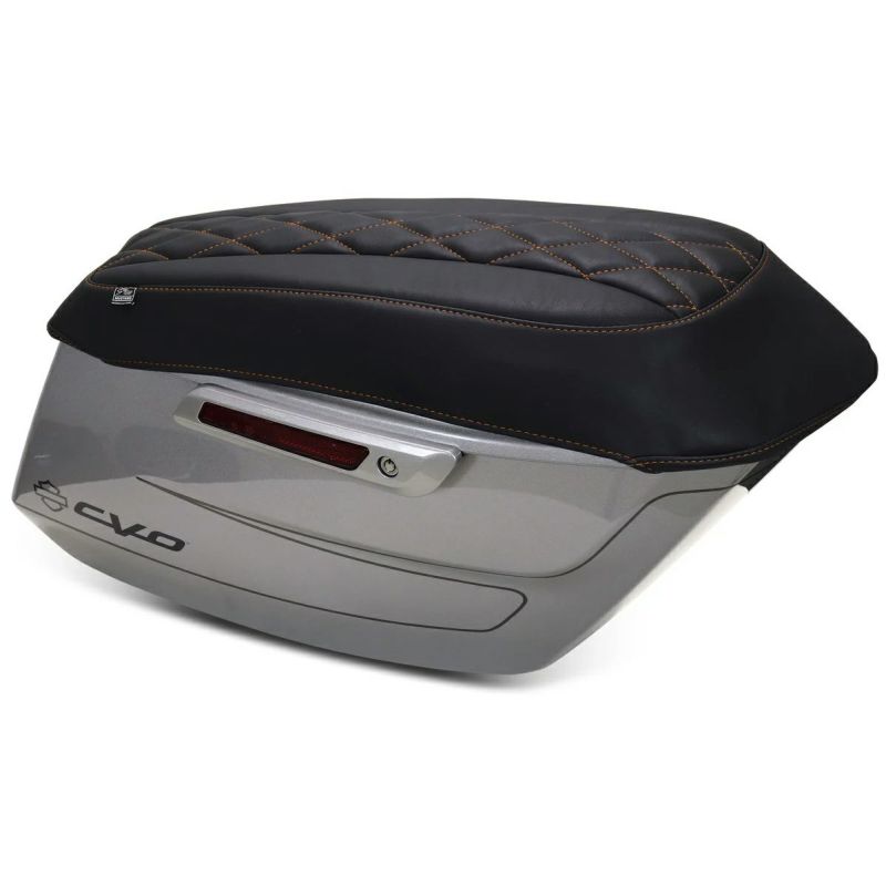 デラックス ダイアモンド サドルバッグリッドカバー (オレンジ)