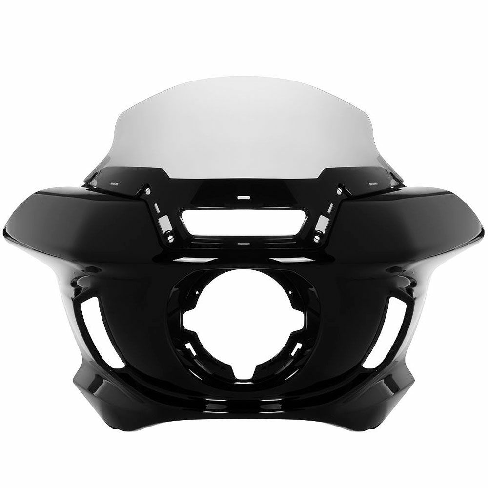 純正カラー仕上げ FXLRSTスタイル フェアリングキット ビビッドブラック スモークシールド HogWorkz（ホグワークズ） 2