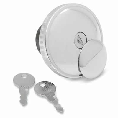 ハーレー用 ガスキャップ ロック付 クローム ドラッグスペシャリティーズ