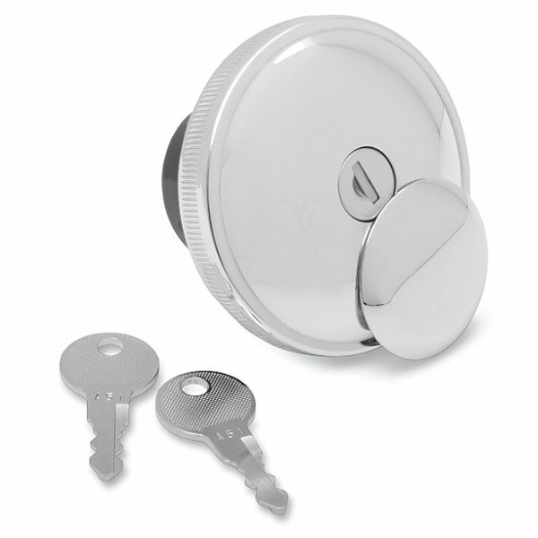 ハーレー用 ガスキャップ ロック付 クローム ドラッグスペシャリティーズ