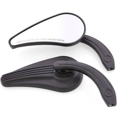 J&P スピードライン　ティアドロップ・ミラー　ブラック-01