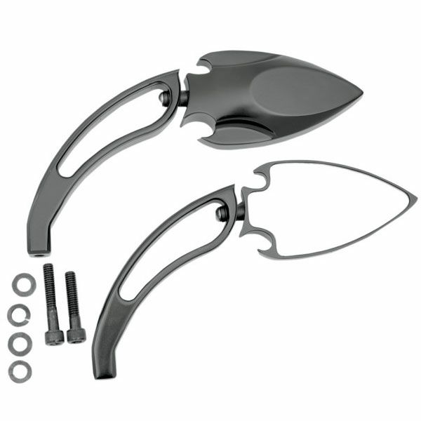 Drag Specialties　スペード・ミラー ブラック-01