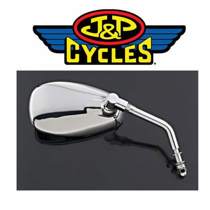 J＆P Cycles 5-1/2カスタムオーバル・ミラー　クローム-01