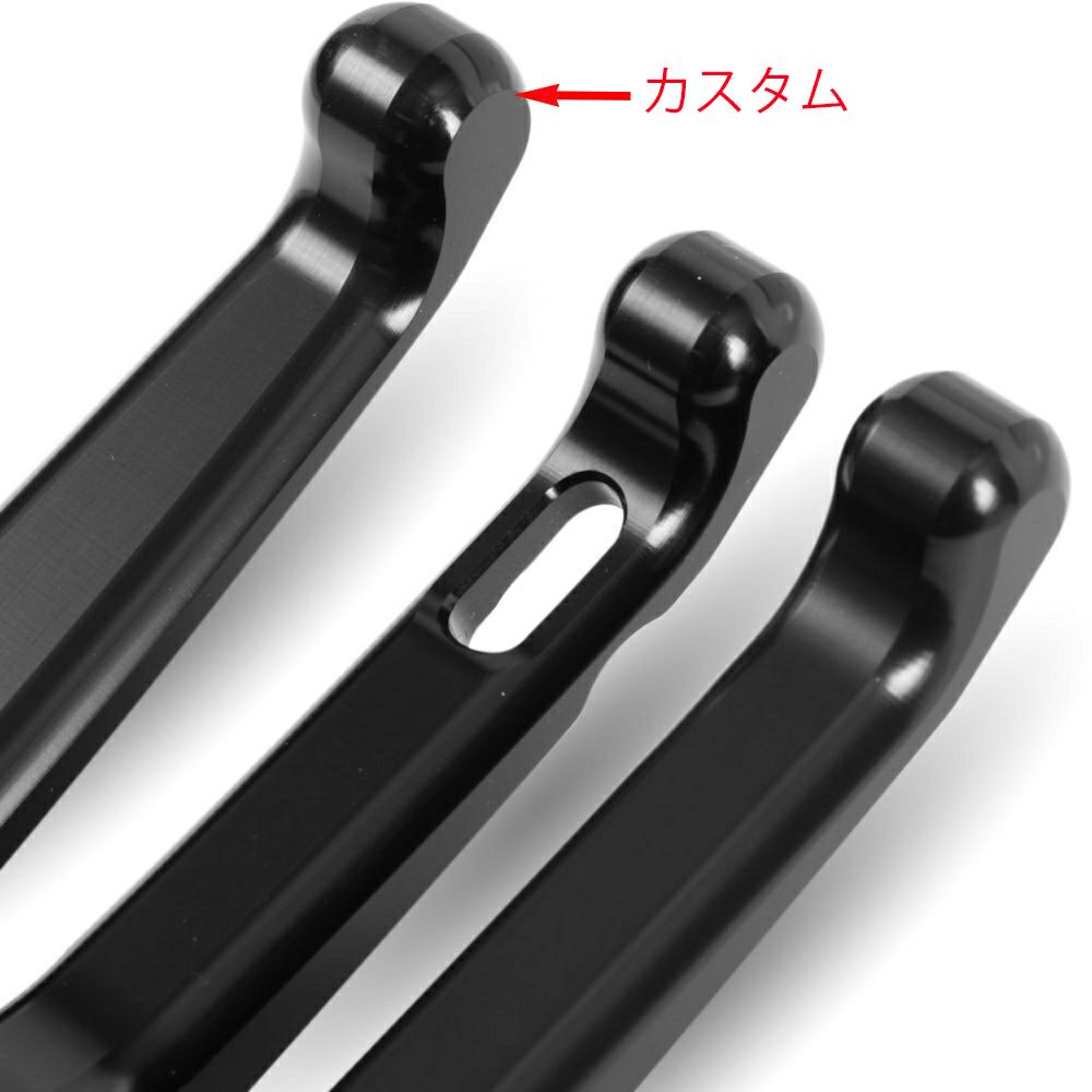アジャスタブル・クラッチレバー カスタム (ブラック/ブラック)3